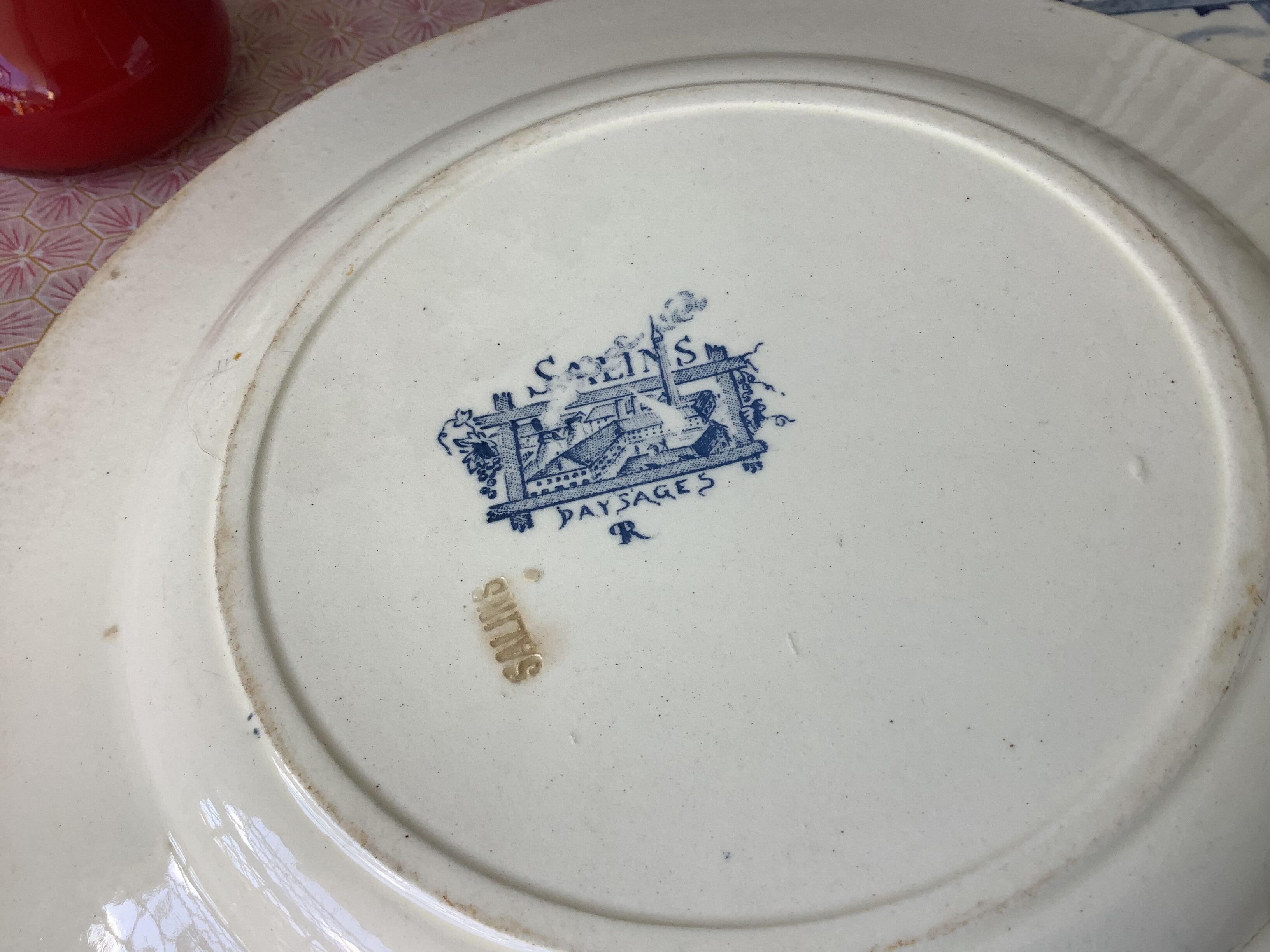 Plates Salins Landscapes iron earth XIXth