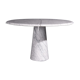 Carrara marble round dining table