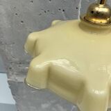 Vintage opaline portable lamp
