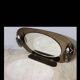 Lupi luxor oval mirror in smoked glass, 1960.70