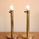 Pair of Vintage Large Brass Table Lamps