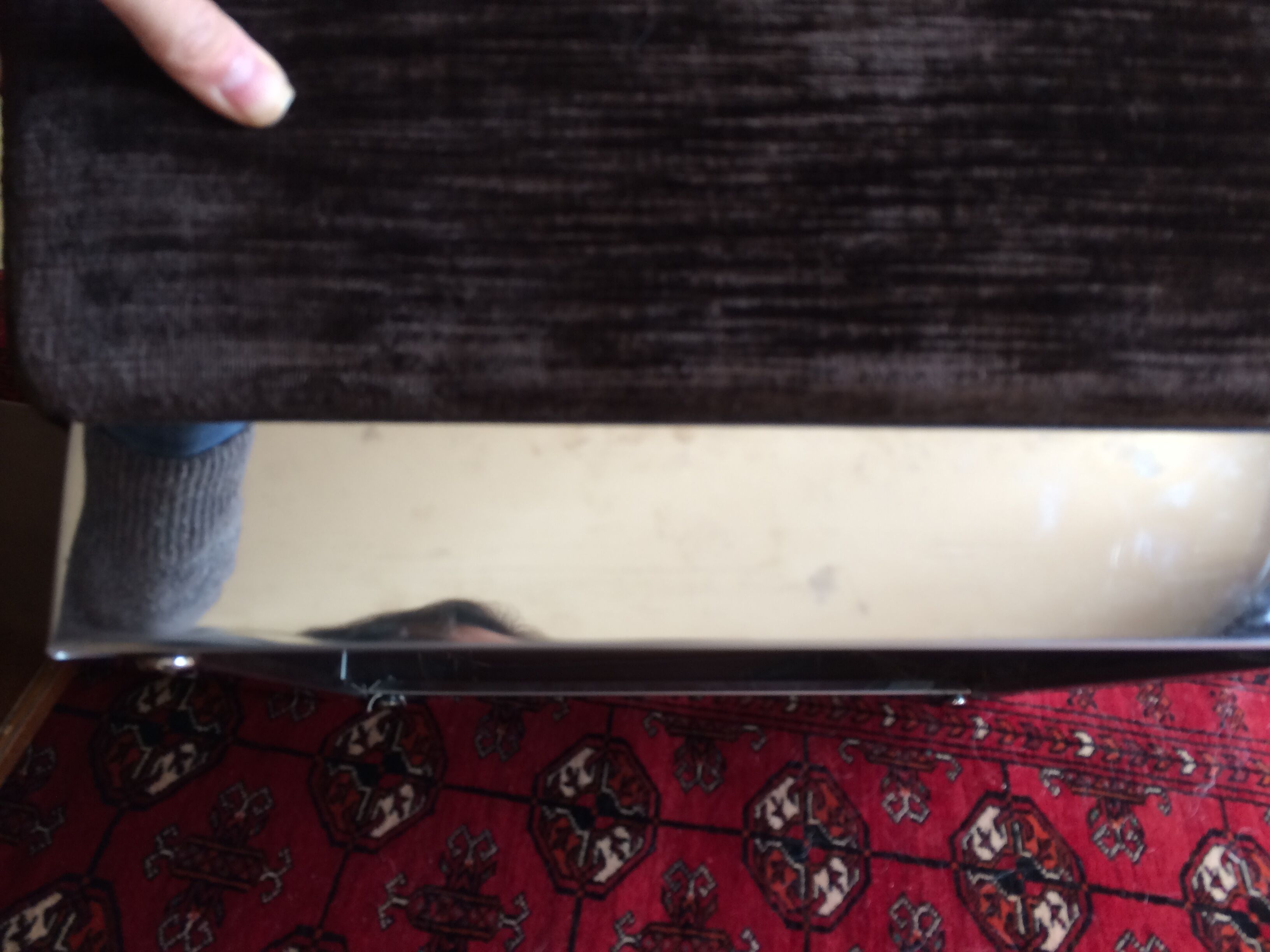 Armchair and footrest 1970