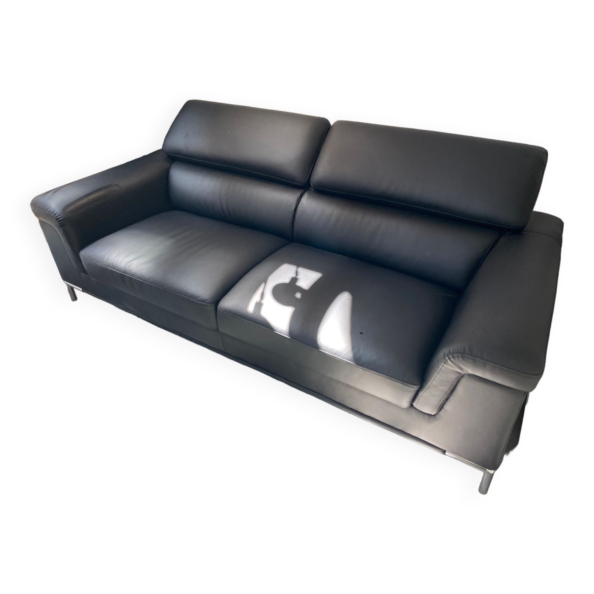 3-seater leather sofa