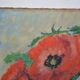 C. Steveniers -Ecole Française du XXème siècle  Nature morte aux coquelicots. Huile sur toile signée