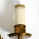A pair of mid-century modern brass wall lamps by Vereinigte Werkstätten