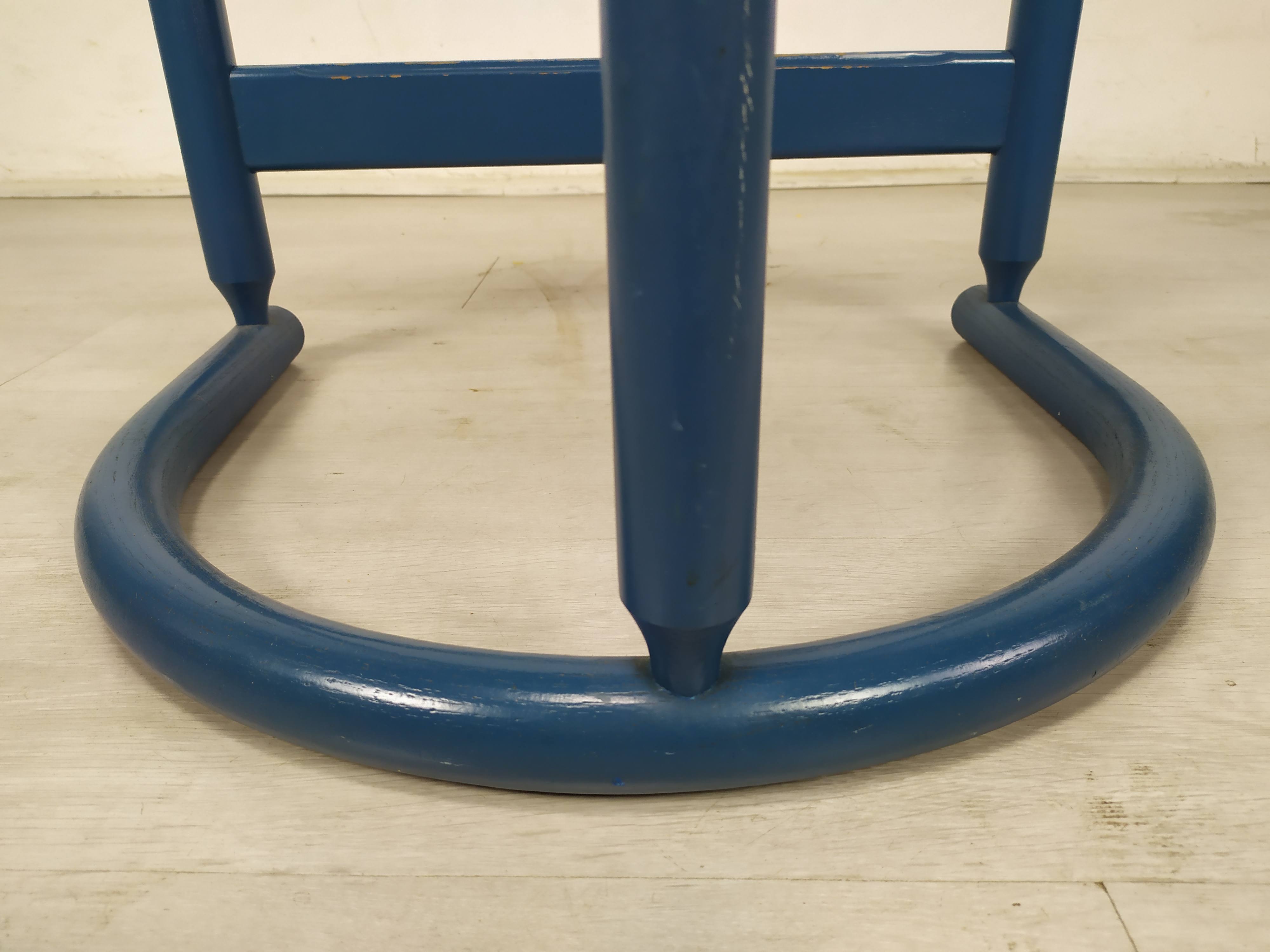 Vintage blue bar stools