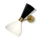 Black and white Italian Diabolo wall applique