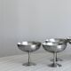 6 matte stainless steel cups