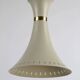Light Grey Metal Pendant Lamp – Diabolo Shape, Scandinavia, 1960s
