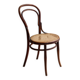 Bistro chair in bent beech and caning by Jacob & Josef Kohn & Siegel