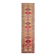 Vintage Turkish Hand-Knotted Wool Cotton Orange Runner Rug 85x344
