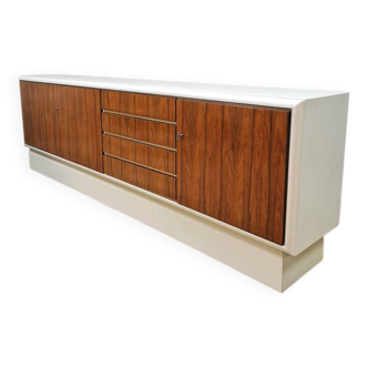 Vintage Italian modernism sideboard credenza 'Duo-tone'