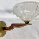 Vintage Streamline Ship bronze Art Deco wall light Ezan