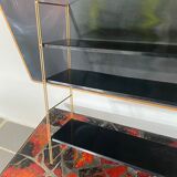 Vintage metal string shelves