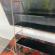 Vintage metal string shelves