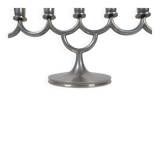 Art Deco chandelier in tin by Lars Holmström in Arvika, Sweden, 1931