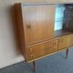 Scandinavian teak showcase storage cabinet 1960