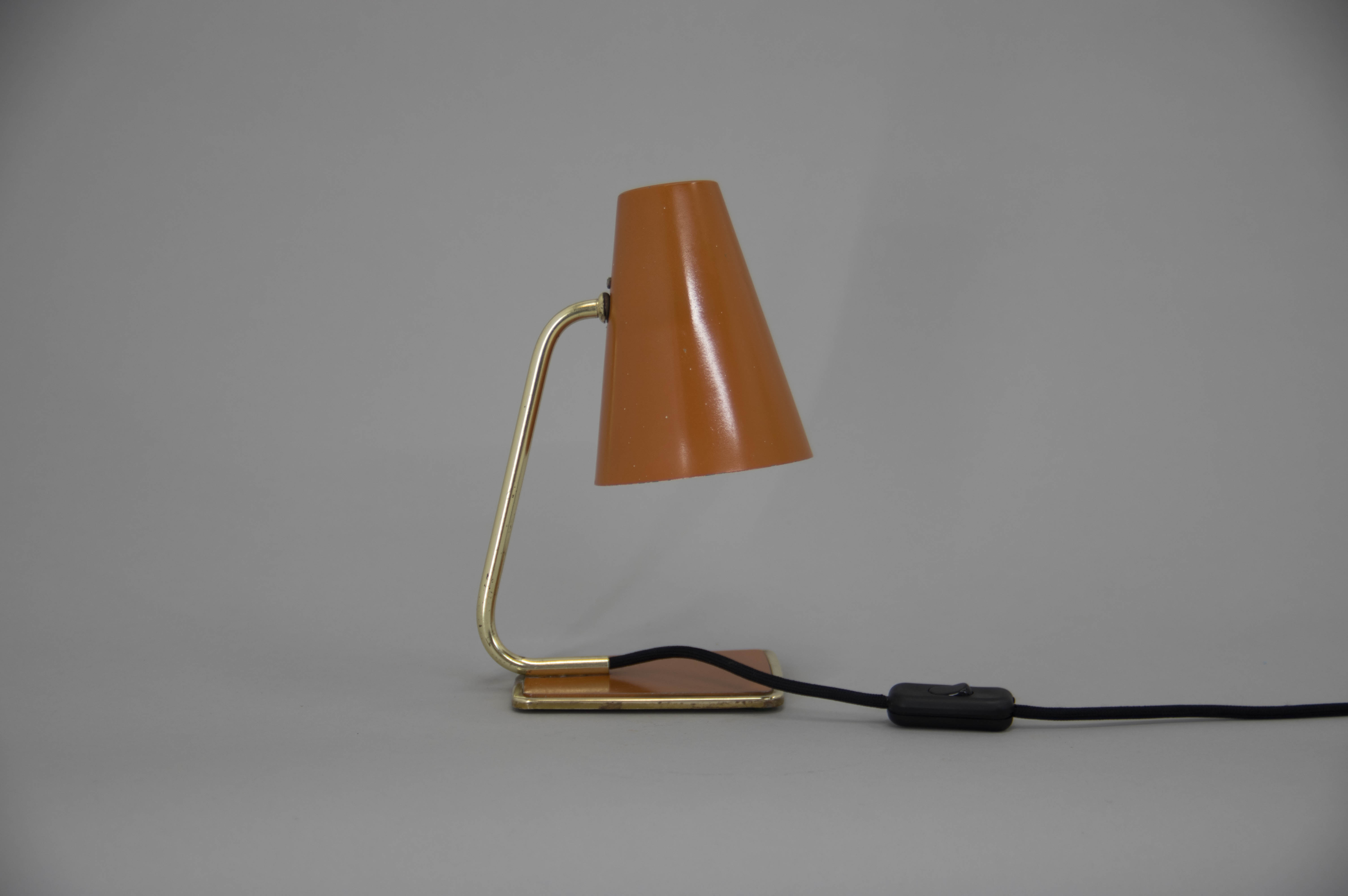 Table or Bedside Lamp, Czechoslovakia, 1960s