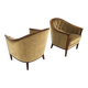 Set de 2 fauteuils "Fabiola" en velours, Bröderna Andersson, Suède, 1960