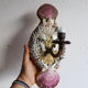 Vintage shell wall candle holder