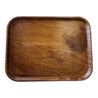 Varnished wooden tray – vintage