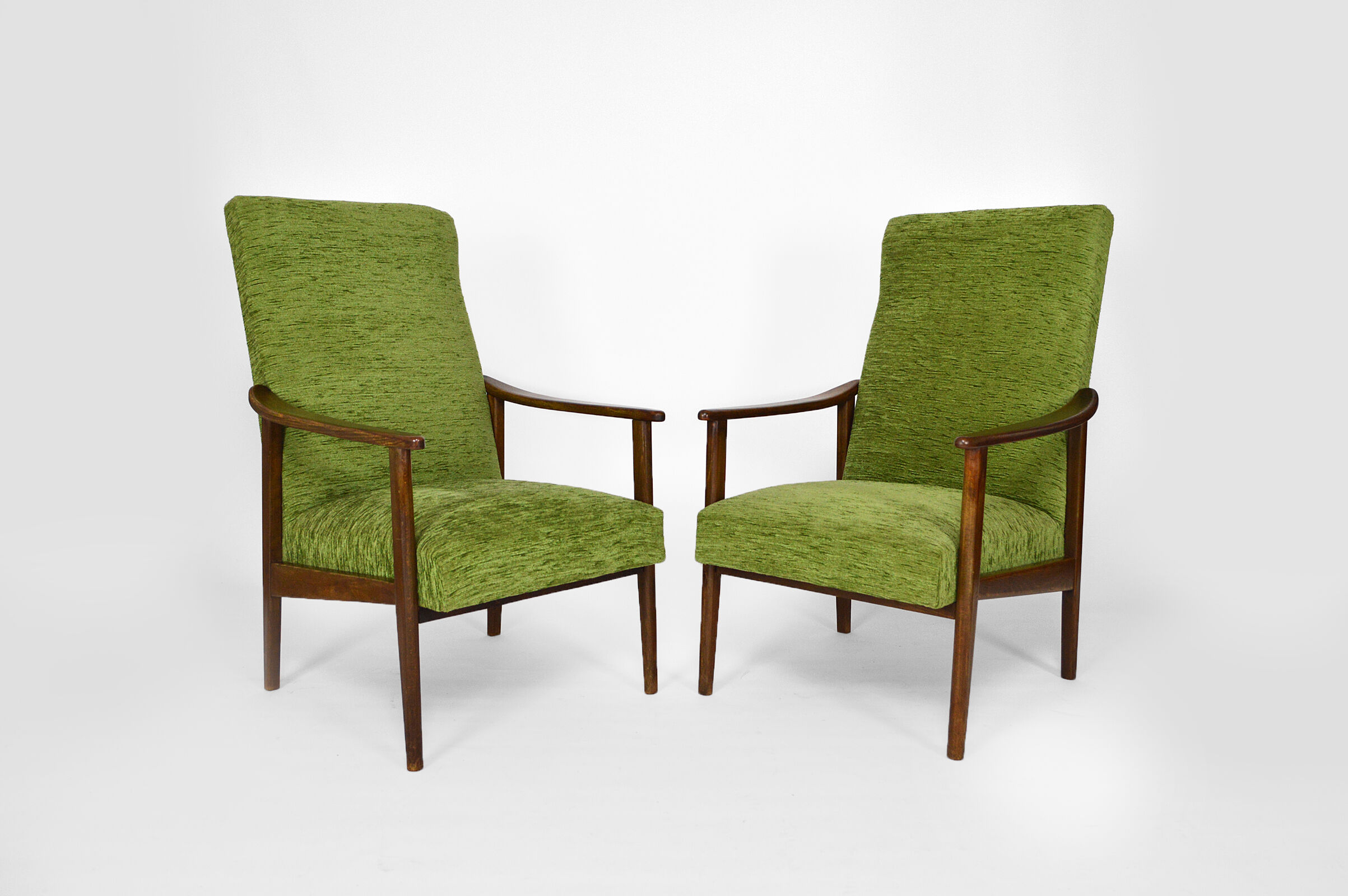 Paire de fauteuils scandinaves, mid-century