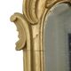 Miroir ancien français doré de style baroque du XIXe siècle 148 cm