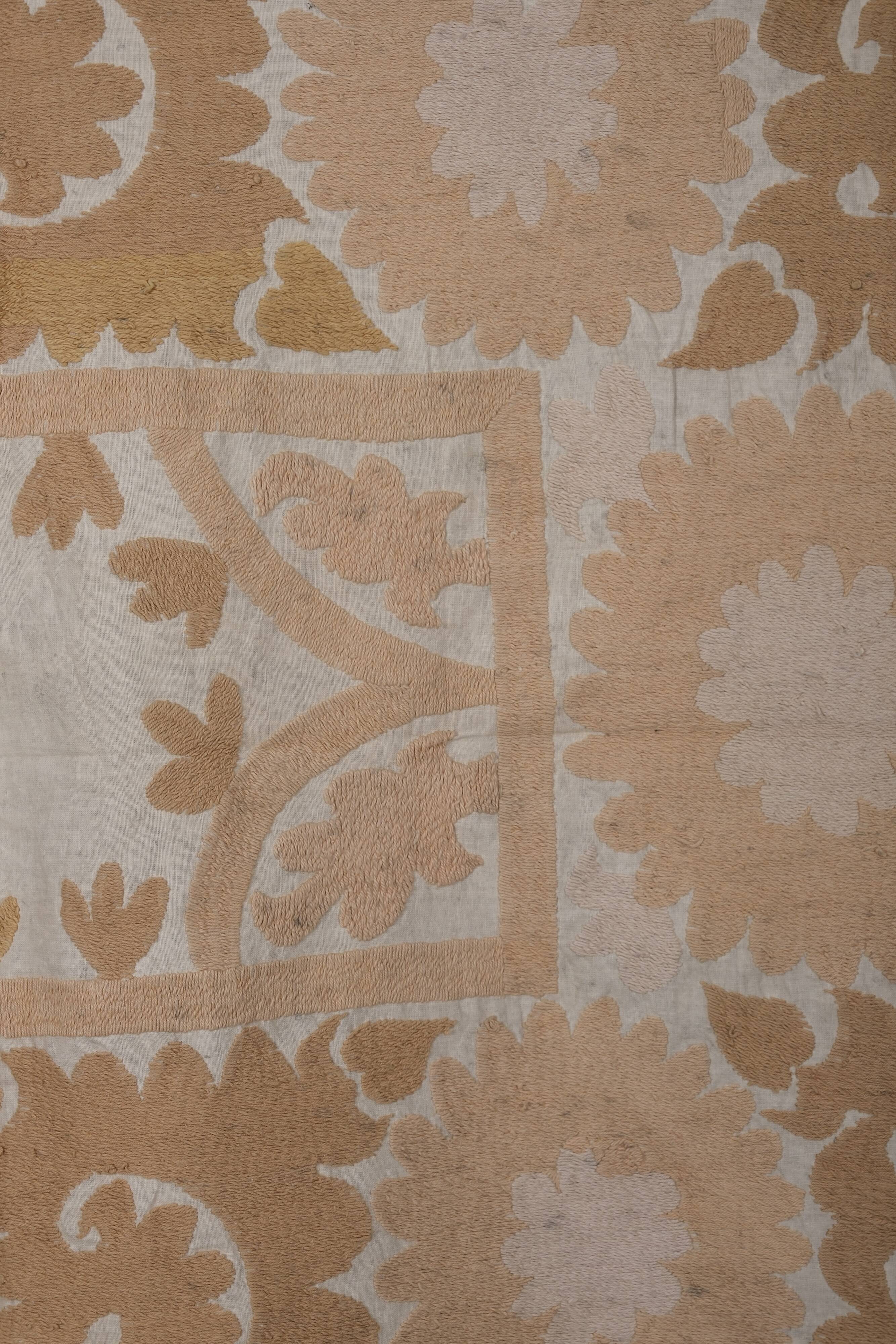 Hand knotted rug, vintage turkish rug 103x132 cm