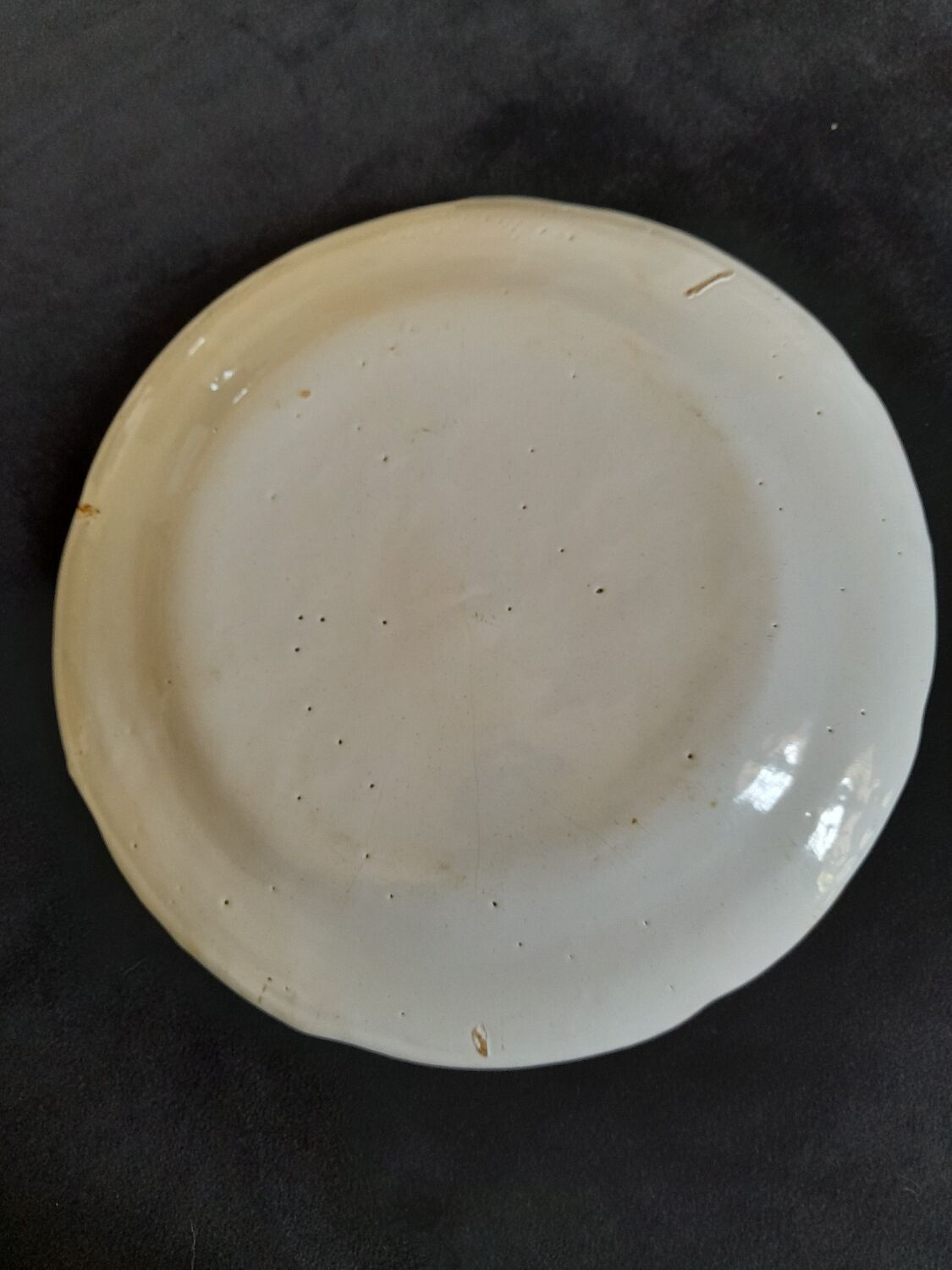 Eastern earthenware plate.