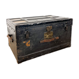Antique trunk chest by c.e. ruegsegger bern swiss