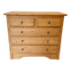 Solid pine chest of drawers - chic country style