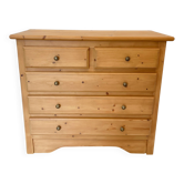 Commode en pin massif - esprit campagne chic