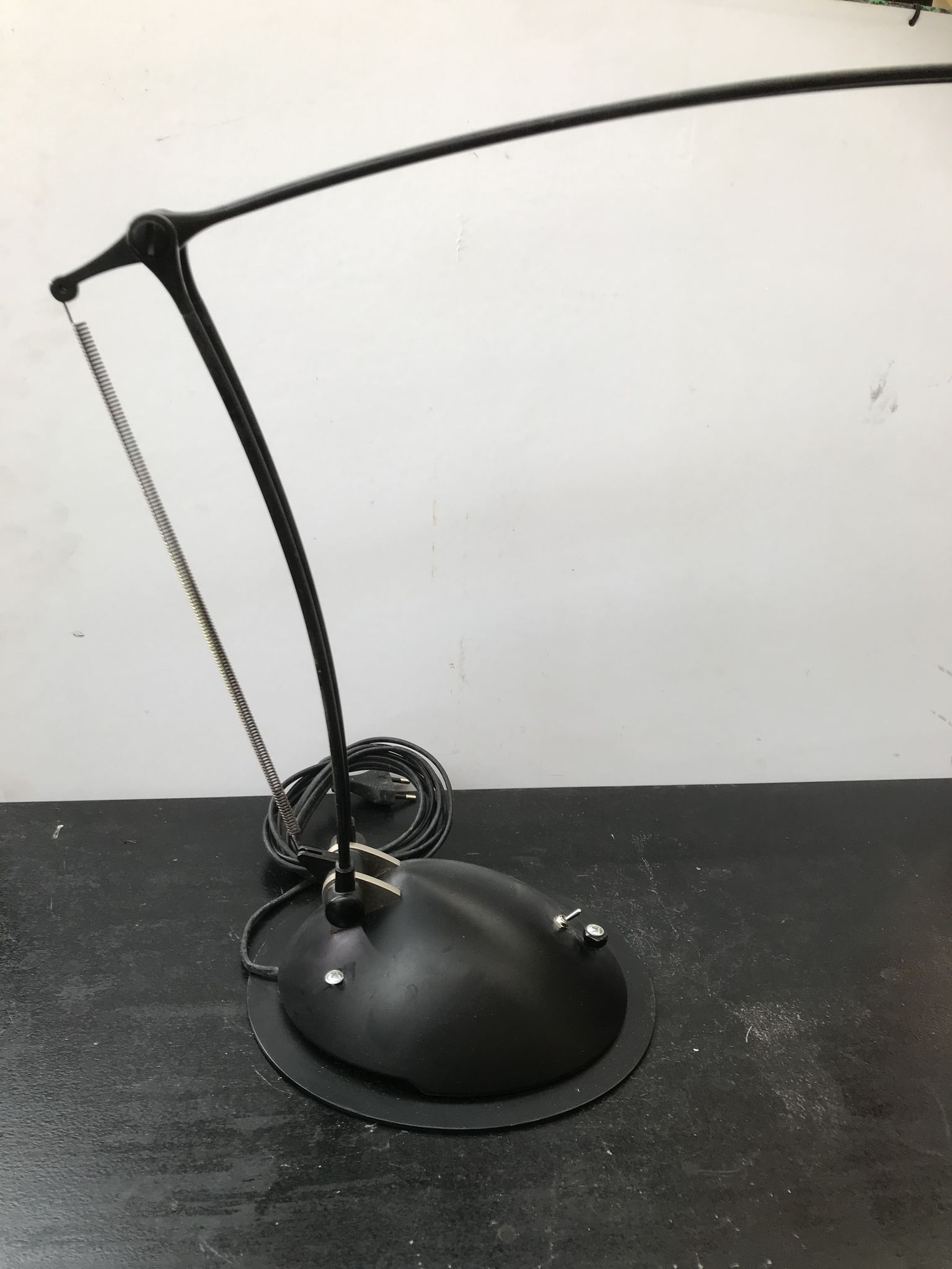 Lampe de bureau Manade model ixel 2 design Philippe Stephant noir vintage