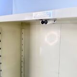 Industrial Heavy-Duty Medical Metal Cabinet with 8 Removable Shelves, Germany 1960s