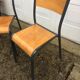 Pair of school chairs
