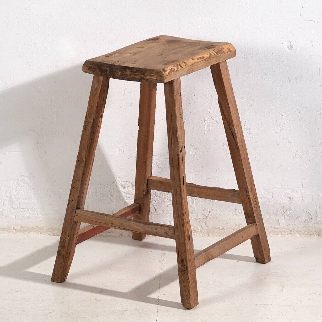 Antique high stool (c.1900) #6