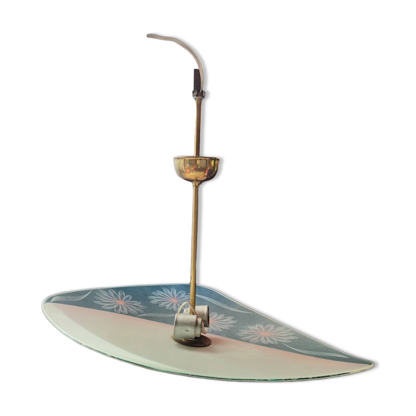 Suspension en verre peint