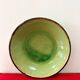 green glazed earthenware dish from the 1950s - Dieulefit