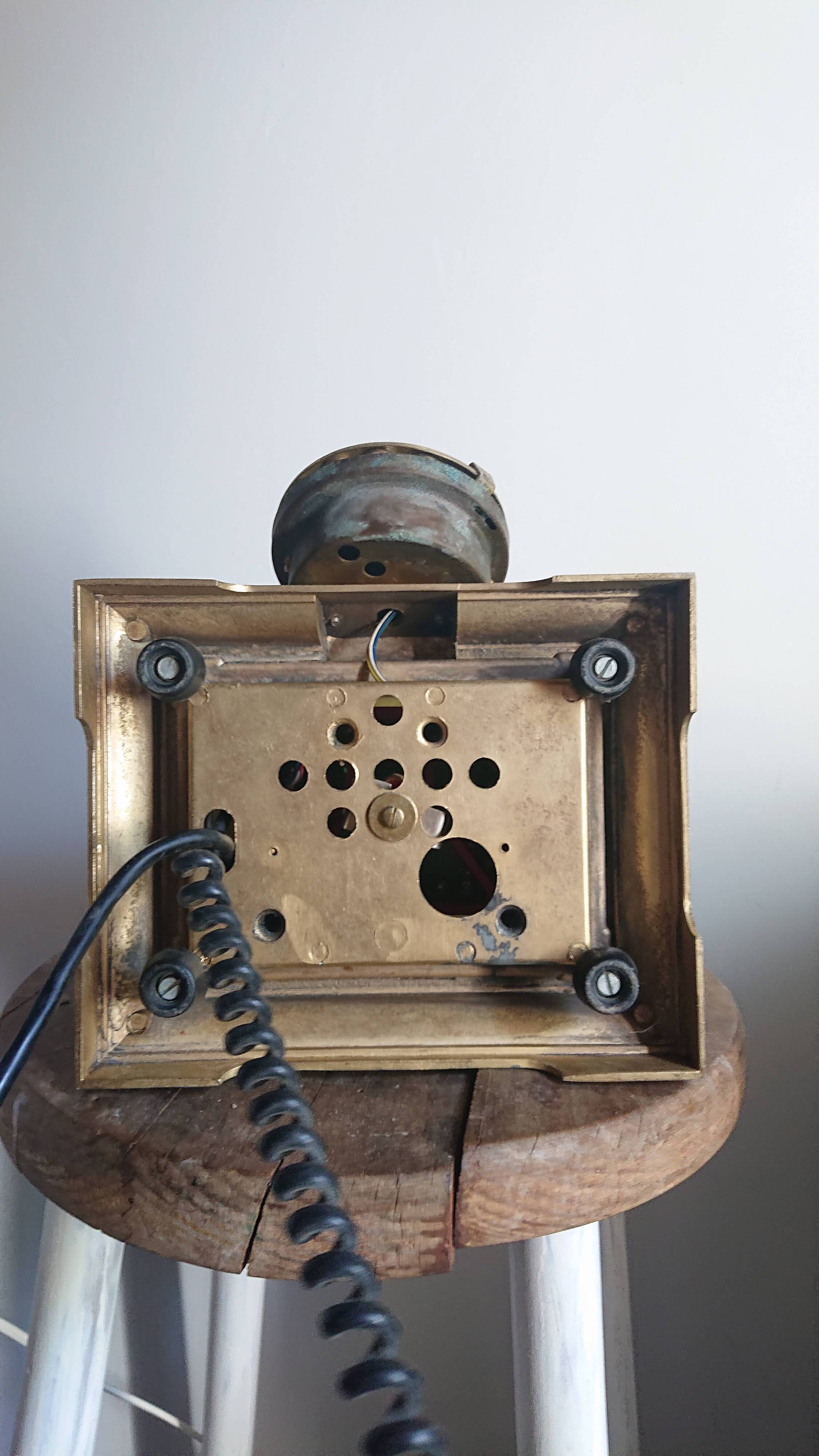 Téléphone rotatif onyx vert italien