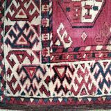 Tapis ancien turkmène kisyl ayak milieu 19eme210x170cm