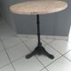 Old table pedestal of Bistrot marble 1950