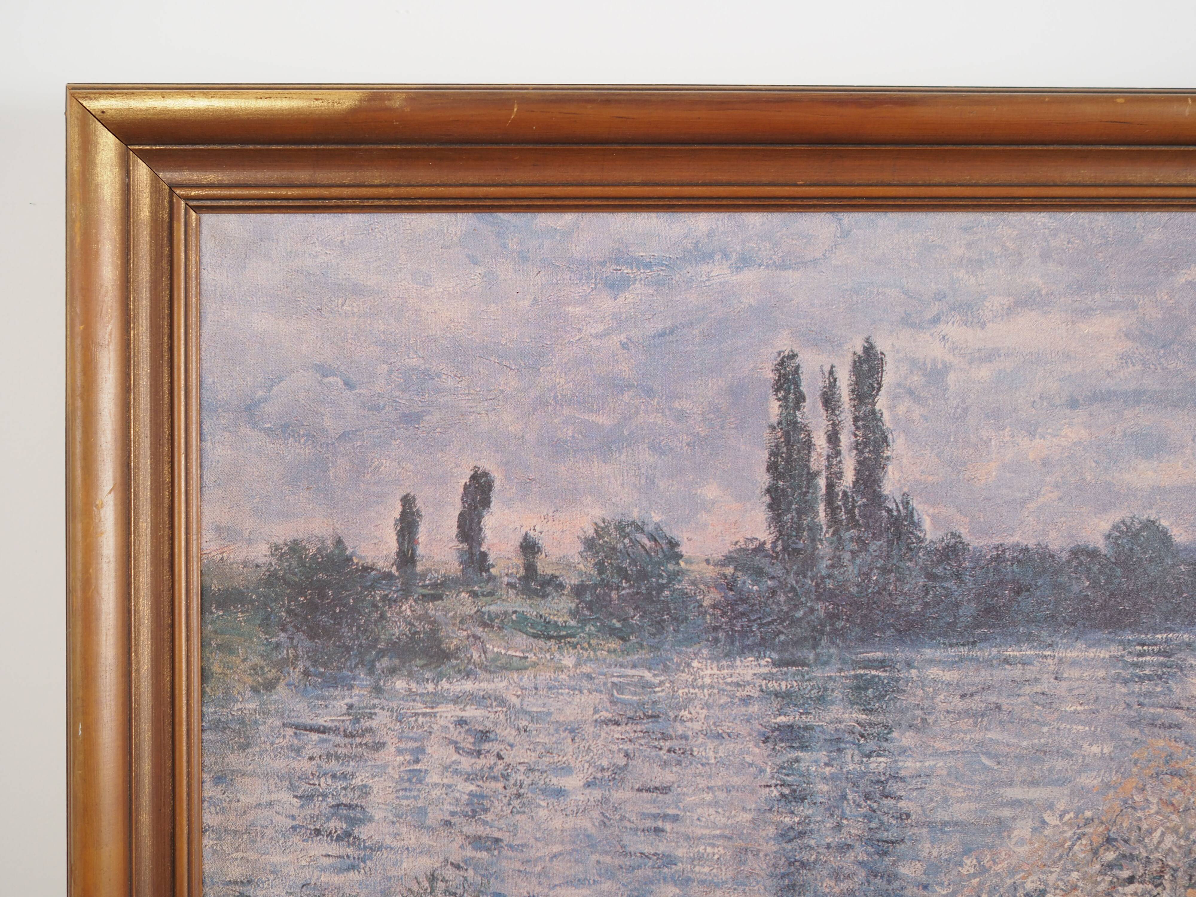 Painting “The Blue Meadow” reproduction