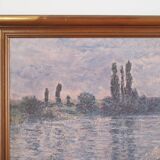 Tableau « La prairie bleue » reproduction