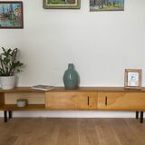 Light oak solid wood sideboard