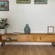 Light oak solid wood sideboard