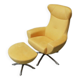 Balou armchair and footrest