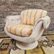 Swivel shell armchair by lusch erzeugnis 1970 vintage