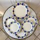 Badonviller dessert service consisting of a cake dish and 10 30s dessert plates