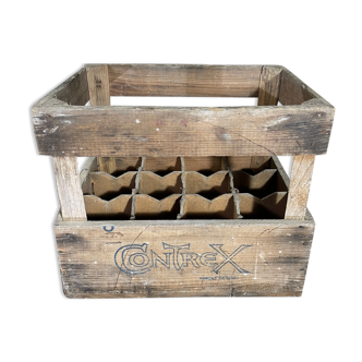 Vintage wooden case Contrex