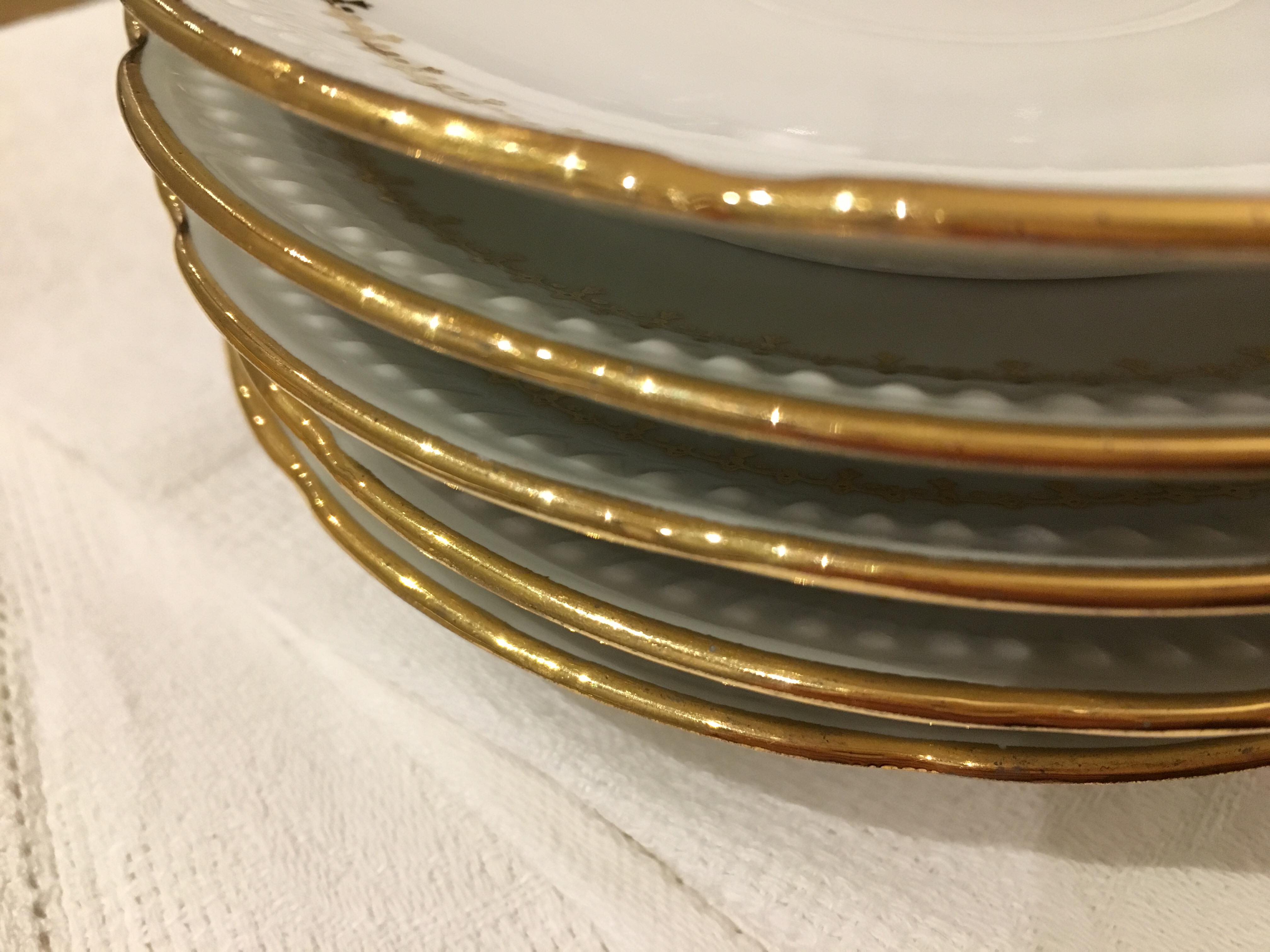 Limoges fine porcelain vintage coffee cups